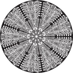 ancient pattern Vector illustration N39