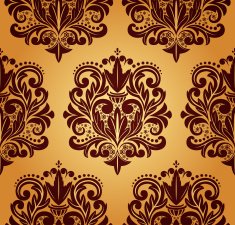 Beautiful seamless damask pattern N2