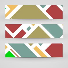 Vector banner set for your design N160