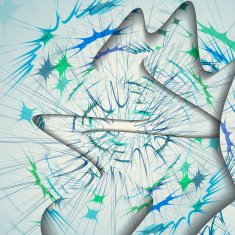 Abstract pattern of lines N124