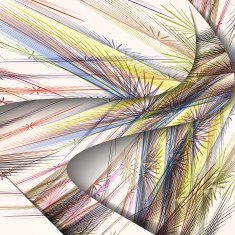 Abstract pattern of lines N126