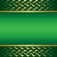 green golden card with gradient