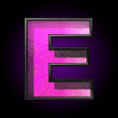 vector pink plastic figure e N2