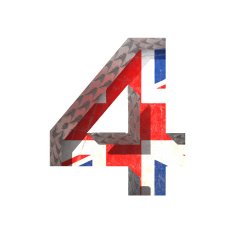 Vector Great Britain cutted figure 4 Paste to any background N2