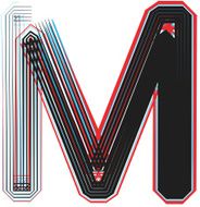 font Illustration Letter m N15