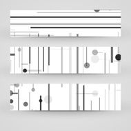Vector banner set for your design N174