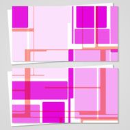 Vector business-card set for your design N441