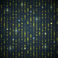 Green Black Dot Pattern