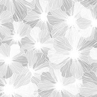 Seamless monochrome floral background N2