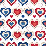 Seamless background with hearts N31