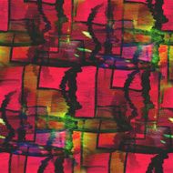 abstract vintage red yellow avant-garde watercolor seamless tex
