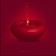 beautiful candle for happy holiday N2