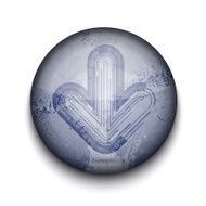 Vector abstract circle app icon N10