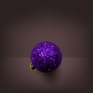 Vector christmas ball on dark background Eps 10