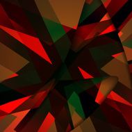 Abstract dark shape illustration N18