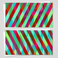 Vector business-card set for your design N444