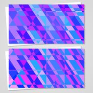 Vector business-card set for your design N445