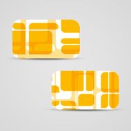 Vector business-card set for your design N452