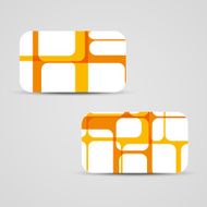 Vector business-card set for your design N454