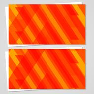 Vector business-card set for your design N456