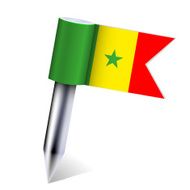 Vector Senegal country flag N2