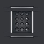 vector phone keypad background Eps10