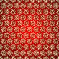 Vector seamless snowflake pattern Eps10 N2