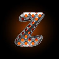 vector hot metal figure z