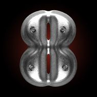vector metal construction figure 8