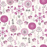 Seamless pattern with flowers N111