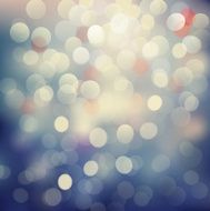 Bokeh light Vintage background vector illustration