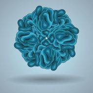 Abstract vector flower Element for design