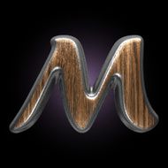 vector metal and wood figure N71