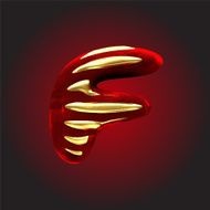 vector velvet letter N33