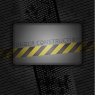Metallic grunge background blank template