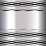 Gray background perforated sheet
