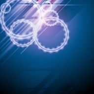 Abstract elegant hi-tech design