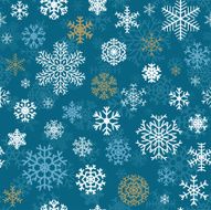 Christmas seamless pattern from snowflakes N11