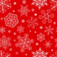 Christmas seamless pattern from snowflakes N13