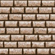 Dirty brick wall seamless pattern