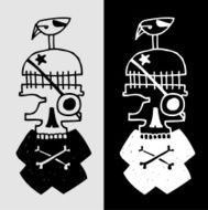 Human Skull N17