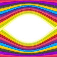 Rainbow Colored Stripes Banner Abstract Vector Background