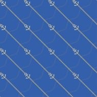 Anchor and chain Seamless marine pattern