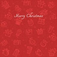 Christmas background with Gift box