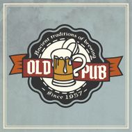 Retro Styled Beer Label N5