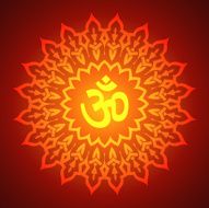 Decorative Om Design
