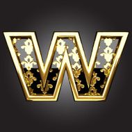 Vector golden figure w N2