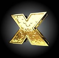 Vector golden figure x N3