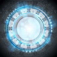 Bright technology blue design