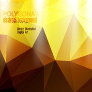 Abstract colorful Polygonal Background Vector illustration N6